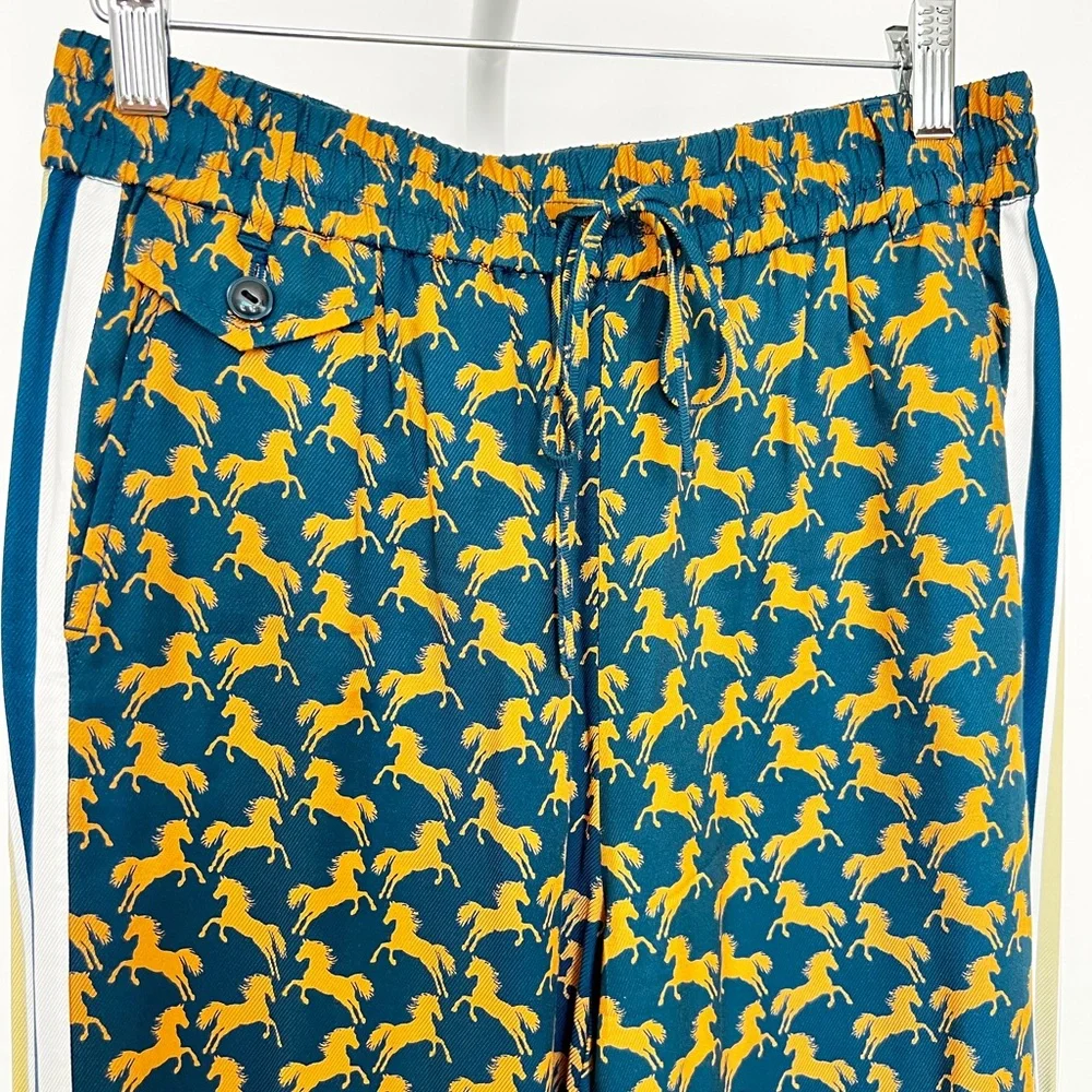 Anthropologie - Maeve The Brooklin Pull-on Pants - Year of Horse Design - XS - Picture 5 of 8
